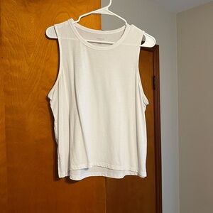 Old Navy White Muscle Tee